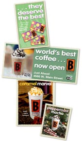 Beaner's Gourmet Coffee a franchise opportunity from Franchise Genius